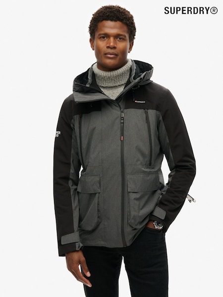 Superdry Grey Textured Ultimate Windbreaker Jacket (F46385) | R$ 985