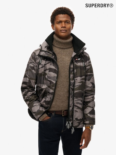 Superdry Grey Hooded Mountain Windbreaker Jacket (F46389) | €136