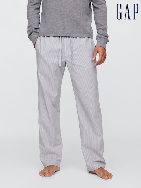 Harmaa - Gap Cotton Poplin Pyjama Bottoms (F46414) | €47