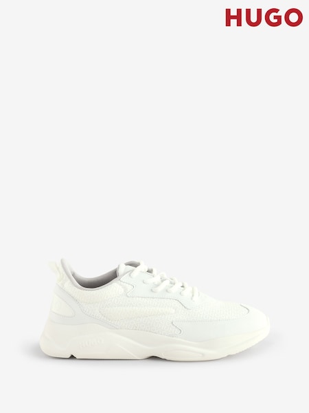 HUGO White Leon Runner Trainers (F46452) | ₪850