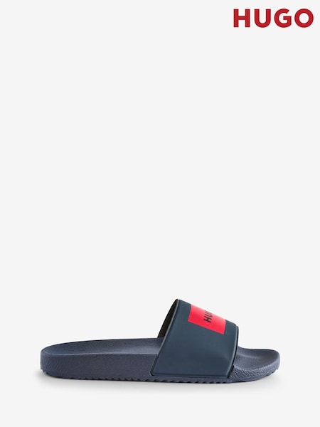 HUGO Blue Logo Sandals (F46467) | LEI 335
