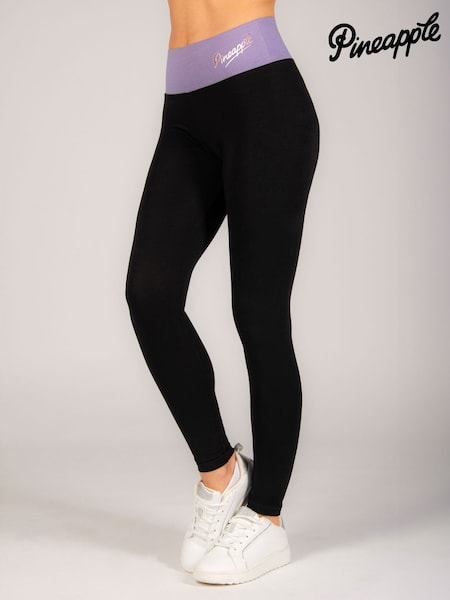 أسود وبنفسجي - Pineapple Womens Wide Waistband Leggings (F46470) | ‏187 ر.س.‏