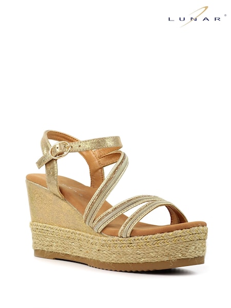 Luanr Fern Gold Sandals (F46528) | 335 LEI