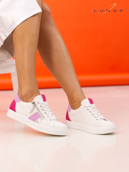 Lunar Angelica Pink Trainers (F46564) | ₪251