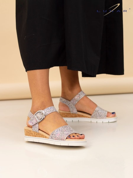 Lunar Grey Clarissa Sandals (F46598) | €67