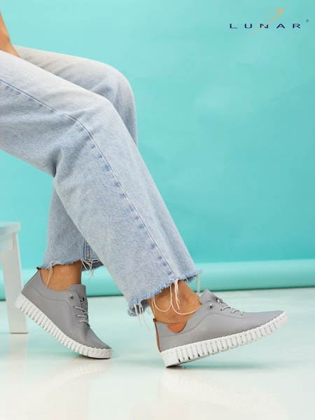 Lunar Grey Flamborough Shoes (F46611) | €84