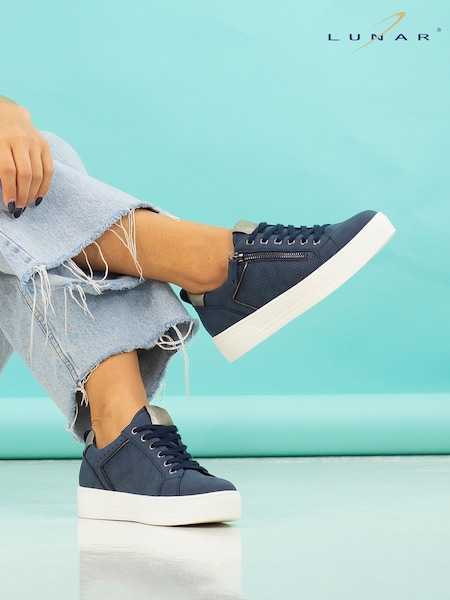 Lunar Blue Nia Trainers (F46756) | €66