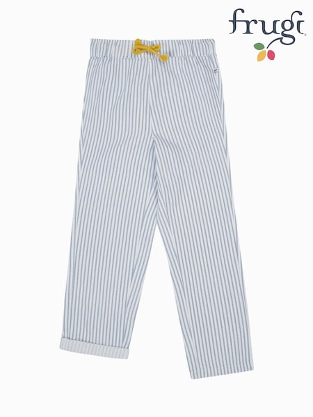 Frugi Arley 100% Cotton White Trousers (F46792) | €32 - €37