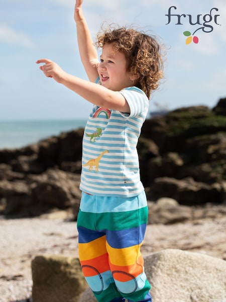 Frugi Pink Strawberry Joggers - Baby Clothing (F46803) | €32 - €34