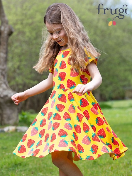 Frugi Flower Spring Skater Dress (F46809) | €46 - €49