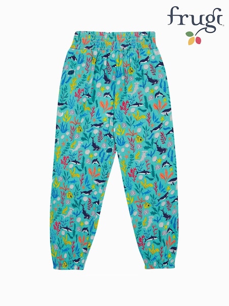 Frugi Green Eira Harems Joggers (F46813) | €34 - €37