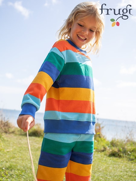 Frugi Kids Rainbow Superb 100% Organic Cotton Sweatshirt Clothing (F46827) | €42 - €45