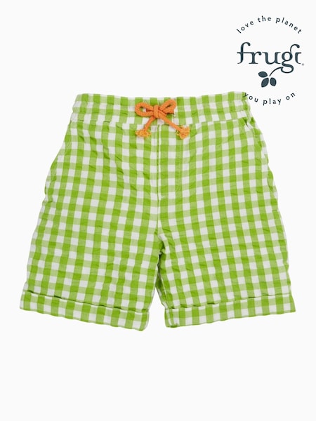 Frugi Green Gingham Shorts (F46828) | ₪111 - ₪131