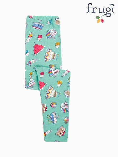 Frugi Blue Bunny Printed Leggings (F46832) | €23 - €24