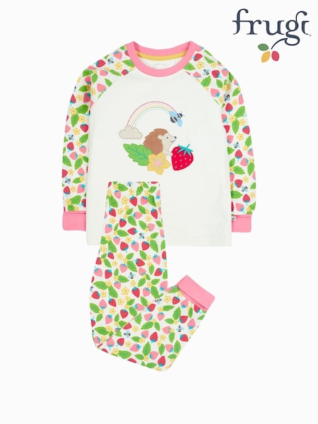 Blanco roto - Frugi White Dinosaur Pyjamas (F46851) | 50 € - 52 €