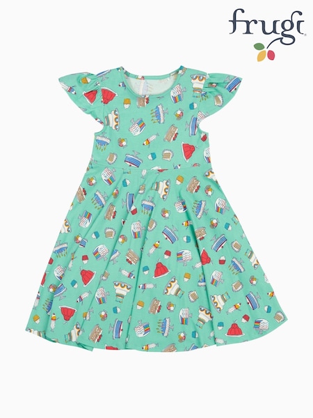 Frugi Girls Pink Morwenna Skater Dress (F46871) | kr428 - kr457