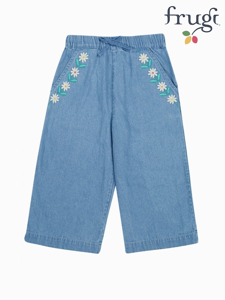 Frugi Blue Eleanor Denim 100% Organic Cotton Culottes (F46872) | R$ 315 - R$ 335