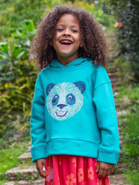 Frugi Oversized Blue Lissie Hoodie (F46878) | €50 - €53