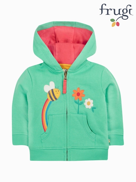 Verde - Frugi Carbis 100% Organic Cotton Hoodie (F46879) | 54 € - 57 €