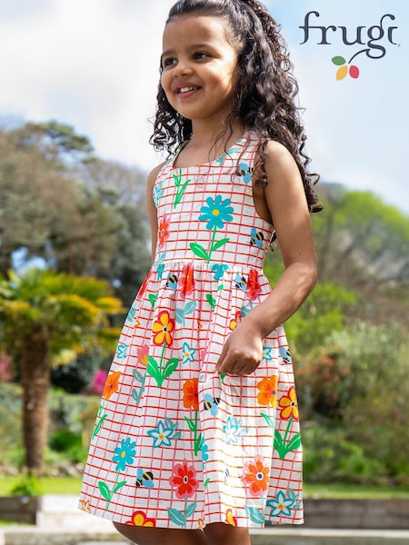 Frugi Rainbow Floral Summer Dress (F46937) | €54 - €57