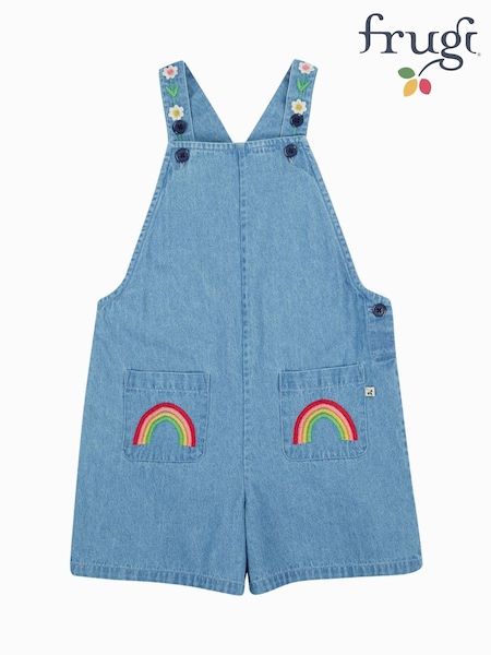 Frugi Blue Hazel Denim 100% Organic Cotton Dungarees (F46938) | 45 € - 48 €
