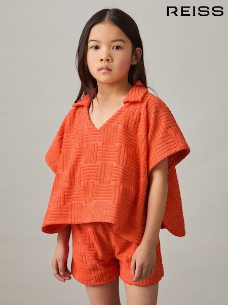 Reiss Orange Cyri Towelling Shirt And Shorts Set (F47029) | €76