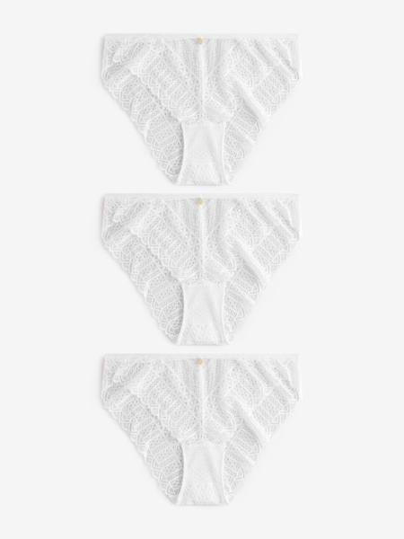 KBX Lace High Leg Knickers 3 Pack (F47159) | 28 €
