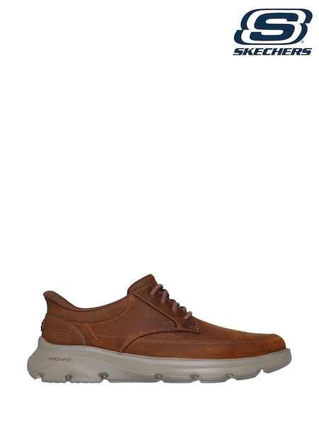Skechers Brown Slip-In Arch Fit Garza Shoes (F47291) | R$ 980