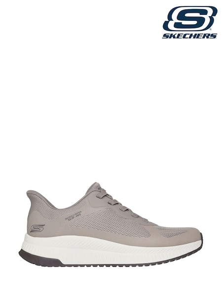 Skechers Grey Slip-Ins Bobs Sport Squad Chaos 4 Trainers (F47331) | €87
