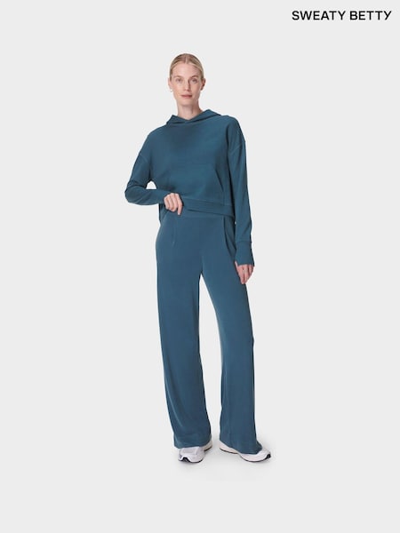 Sweaty Betty Light Blue After Class Hoodie (F47550) | 123 QAR