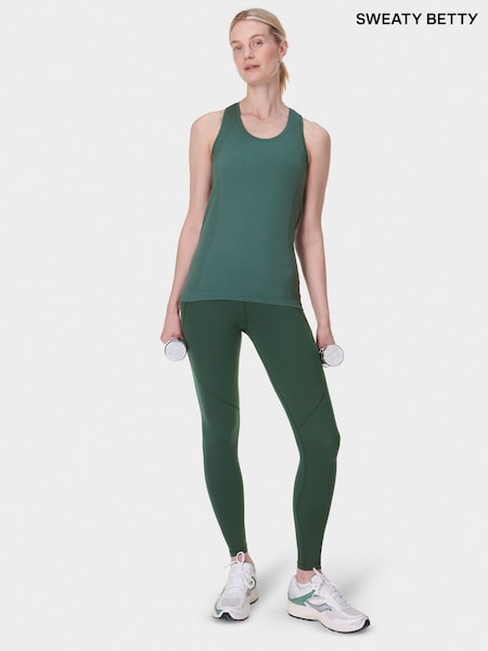 Sweaty Betty Green Athlete Seamless Workout Tank Top (F47621) | €61