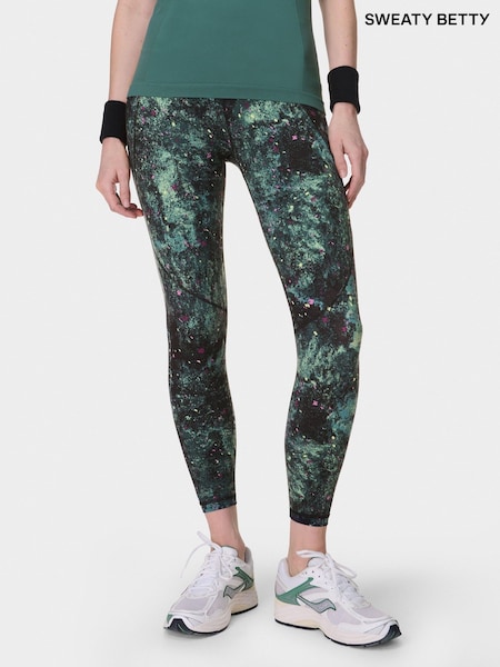 Sweaty Betty Dark Green Power 7/8 Workout Leggings (F47626) | €112