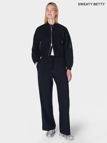 Negru - Sweaty Betty Explorer Evazat 30" Pantaloni (F47648) | 879 LEI