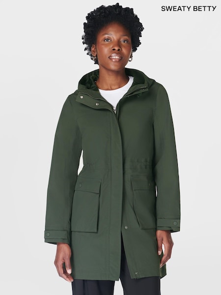 Sweaty Betty Green Stride Waterproof Coats (F47671) | €265