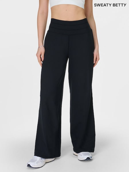 Sweaty Betty Gaia 32" Wide Leg Performance Yoga Trousers (F47680) | 730 LEI