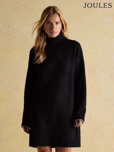 Joules Hailey Black Knitted Dress (F47865) | €85