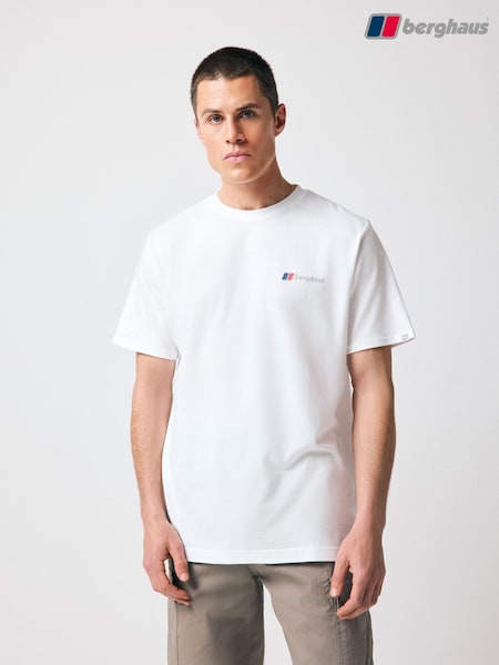 Berghaus White Classic Logo 100% Cotton T-Shirt (F47891) | R$ 295