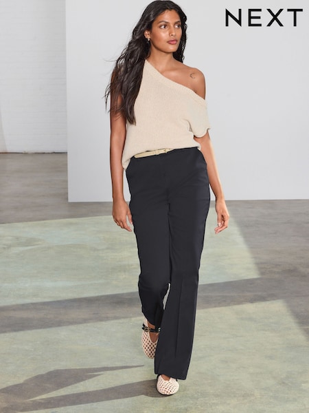 Musta - Tailored Bootcut Trousers (F48048) | €33