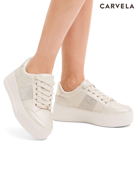 Carvela Jive Lace-Up Trainers (F48074) | €142