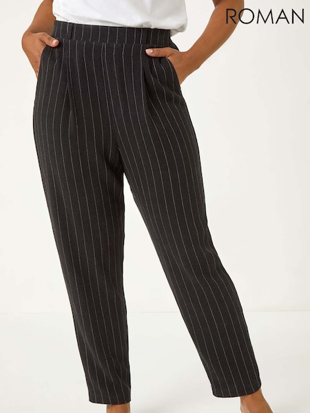 Roman Petite Stripe Tapered Trousers (F48096) | ‏251‏₪