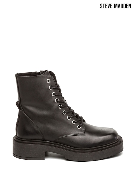 Steve Madden Chiney Biker Black Boots (F48118) | €225.50