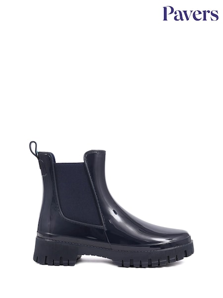 Pavers Blue Ankle Wellington Boots (F48122) | ₪176