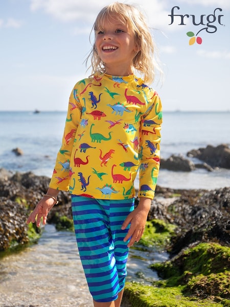 Frugi Yellow Dinosaur Sun Safe Set - Sets (F48144) | €48 - €51