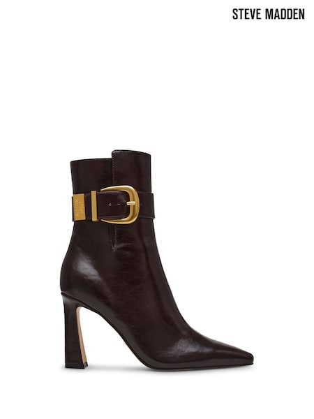Steve Madden Stashed Heeled Brown Boots (F48150) | €237