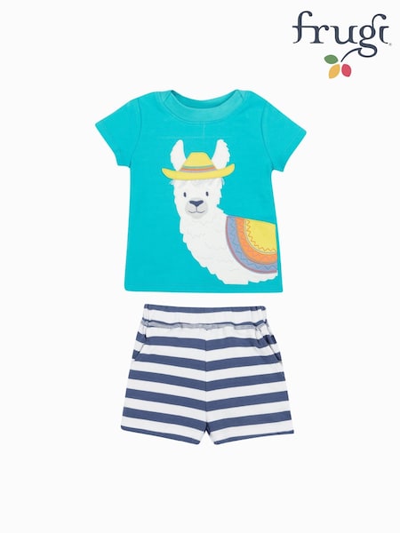 Frugi Baby Blue Easy On Outfit (F48153) | €35 - €37