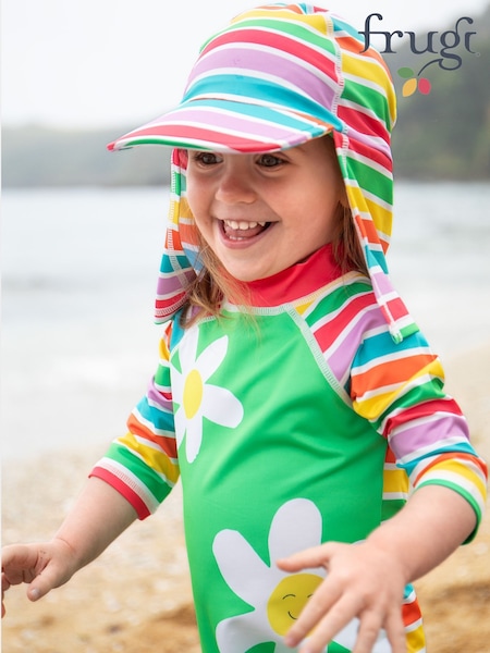 Frugi Rainbow Little Sun Safe Suit - Swimwear (F48174) | €40 - €42