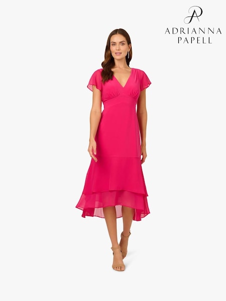 Adrianna Papell Pink Combo Short Dress (F48195) | 8,952 UAH