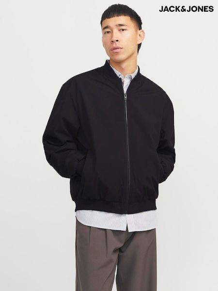 JACK & JONES Black Bomber Jacket (F48231) | €46