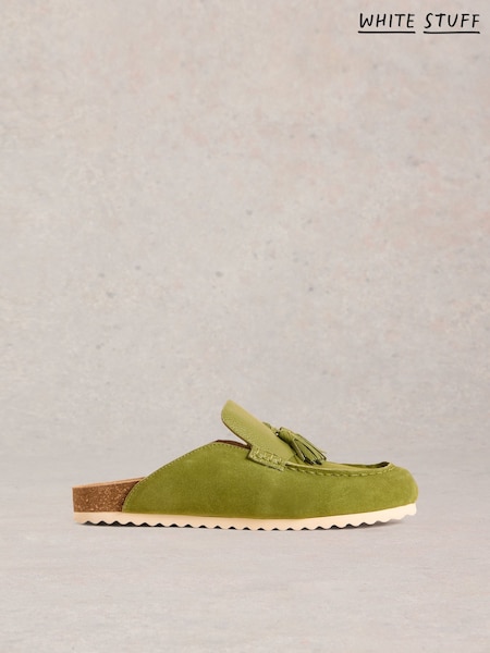 White Stuff Green Mabel Slip-On Footbed Shoes (F48360) | €83