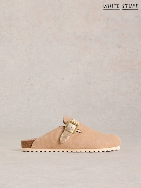 White Stuff Natural Myrtle Slip-On Footbed Shoes (F48372) | €90